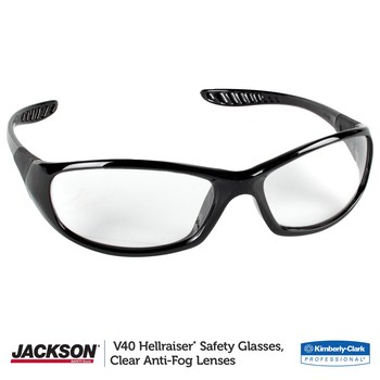 Kleenguard Hellraiser V40 Policarbonato Lentes de seguridad estándar lente Transparente - Marco envolvente - 761445-02225