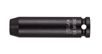 Vega Tools 10702 7 mm Pared Delgada Toma De Impacto - Acero S2 Modificado - accionamiento 1/4 pulg. Cuadrado - A - Cónico - 50.0 mm Longitud - 01147