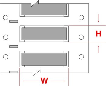 Imágen de Brady Permasleeve Gris Termocontraíble Transferencia térmica 2HX-1000-2-GY-J-2 Manga para impresora de transferencia térmica troquelada (Imagen principal del producto)