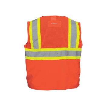 Global Glove FrogWear GLO-0047 Chaleco reflectante GLO-0047/4XL - tamaño 4XG - Poliéster - Naranja - ANSI clase 2 - glo-0047 4xl