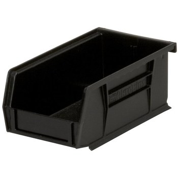 Imagen de Akro-mils Akrobin 10 lb Negro Polímero de grado industrial Colgado/Apilado Contenedor de almacenamiento (Imagen principal del producto)