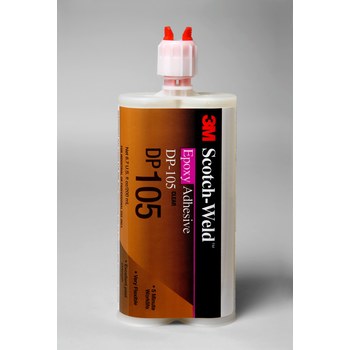3M Scotch-Weld 105 Transparente Adhesivo epoxi - Base y acelerador (B/A) - 200 ml Cartucho - 87270