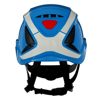 3M SecureFit X5000 X5003VX-ANSI Azul Plástico Casco - Suspensión 6 puntos - Ajuste Trinquete - 076308-94293