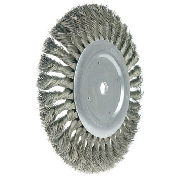 Weiler Wolverine 36228 Cepillo de rueda - Anudado - Torsión estándar Acero cerda