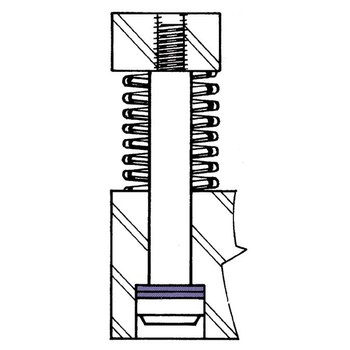 Imagen de Precision Brand Acero inoxidable grado 302 Full Hard Cuña de acortamiento del tornillo de hombro 26615 (Imagen principal del producto)