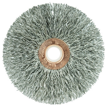 Weiler 16973 Cepillo de rueda - Rizado Acero inoxidable cerda