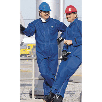 Imágen de Ansell Sawyer-Tower 66-677 Azul Grande CPC Nomex trilaminado Overoles resistentes a productos químicos (Imagen principal del producto)