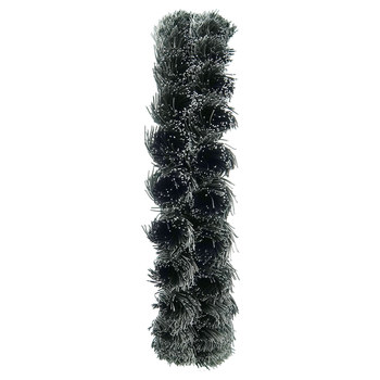 Weiler 09180 Wheel Brush - 6 in Dia - Knotted - Standard Twist Steel Bristle