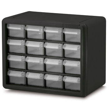 Imagen de Akro-mils 10116 Negro Revestido en polvo Acero No apilable Gabinete para cajas (Imagen principal del producto)