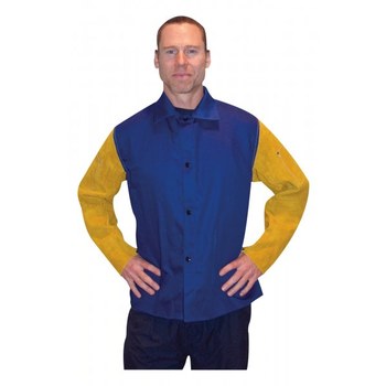 Imágen de Tillman Azul/Marrón bourbon Grande Cuero/Kevlar Chaqueta (Imagen principal del producto)