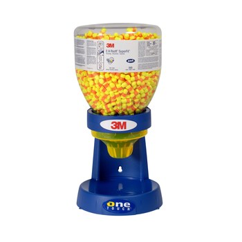 Imágen de 3M E-A-Rsoft SuperFit One Touch 391-1254 Amarillo Regular Espuma Desechable Bala Repuesto de dispensador de tapones para los oídos (Imagen principal del producto)