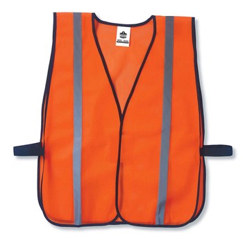 Imágen de Ergodyne Glowear 8020HL Naranja de alta visibilidad Poliéster Malla Chaleco de alta visibilidad (Imagen principal del producto)