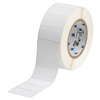 Imágen de Brady Blanco Poliéster Transferencia térmica THT-17-489-3 Rollo de etiquetas para impresora de transferencia térmica troquelado (Imagen principal del producto)