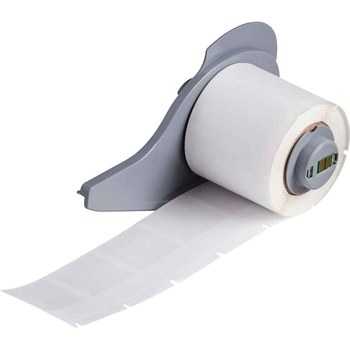 Imágen de Brady M710 Blanco, transparente Vinilo Transferencia térmica M7-31-427 Etiquetas autolaminables para cables y alambres (Imagen principal del producto)