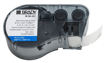 Imágen de Brady Transferencia térmica M-90-427 Cartucho de etiquetas para impresora de transferencia térmica continua (Imagen principal del producto)