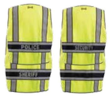Imágen de Occunomix Security LUX-DPSSE-DOR Amarillo Mediano Poliéster Malla Chaleco de alta visibilidad (Imagen principal del producto)