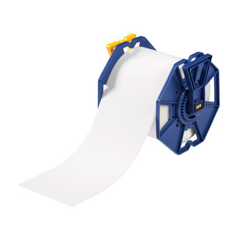 Brady BradyJet JC-4000-2585 Cintas continuas - 4 pulg. x 150 pies - Polipropileno - Blanco - B-2585