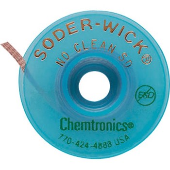 Imágen de Chemtronics Soder-Wick - 60-3-10 Trenza de desoldadura de revestimiento de fundente sin limpieza (Imagen principal del producto)