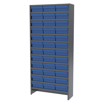 Imagen de Akro-mils ASC1279112 6500 lb Ajustable Gris Revestido en polvo Acero 22 ga Adjunto Ajustable Sistema de estantería fijo (Imagen principal del producto)