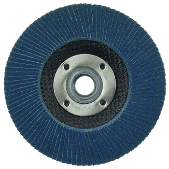Weiler Tiger Tipo 27 - Zirconia - 4 1/2 pulg. - 120 - Fina - 50699