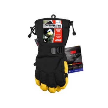 Global Glove SG7300inT Negro y amarillo Grande Cuero Gamuza Cuero Guantes de mecánico - sg7300int lg
