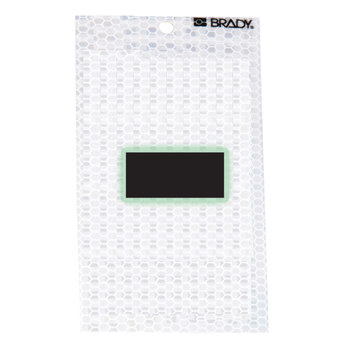 Imágen de Brady Negro sobre plateado Brillo en la oscuridad, Reflectante Interior/exterior Puntuación 3020-DSH Etiqueta de puntuación (Imagen principal del producto)