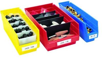 Imagen de Akro-mils 176 cu in Rojo Polímero de grado industrial Estante Contenedor de almacenamiento (Imagen principal del producto)