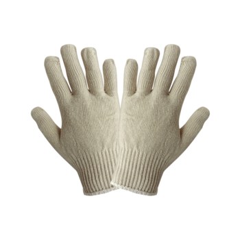 Global Glove Economy String Blanco Para mujeres Algodón/Poliéster Guantes de trabajo y uso general - 816679-01858