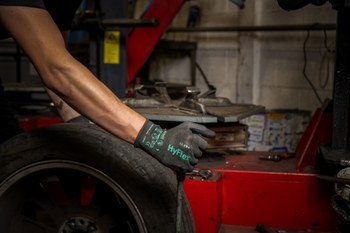 Ansell HyFlex Aerofit 11594 Negro 9 Guantes de trabajo - Grado Aeroespacial, Maquinaria y equipos, Fabricación de metales, Automotriz, Procesado de alimentos - 076490-76297