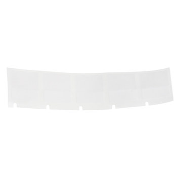 Brady M4-48-427 Etiquetas envolventes autolaminables - 0.75 pulg. x 1 pulg. - Vinilo - Negro sobre blanco, transparente - B-427