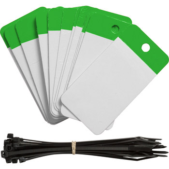 Imágen de Brady Verde Autolaminados Poliéster 102000 Etiqueta en blanco para marcar cables (Imagen principal del producto)