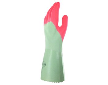 Imágen de Ansell Marigold Multitop 35 Verde 9.5 PVC Apoyado Guantes resistentes a productos químicos (Imagen principal del producto)