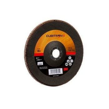 3M Cubitron II Tipo 29 - Óxido de aluminio cerámico - 7 pulg. - 80+ - Mediano - 55655