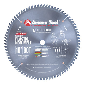 Imágen de Hoja de sierra circular Electro-Blu LB10801C de Con la punta de carburo por 10 pulg., 5/8 pulg. de Amana (Imagen principal del producto)