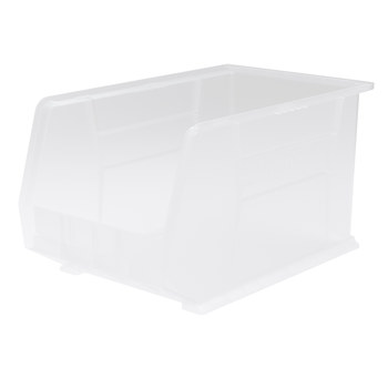 Imagen de Akro-mils Akrobin 60 lb Transparente Polímero de grado industrial Colgado/Apilado Contenedor de almacenamiento (Imagen principal del producto)
