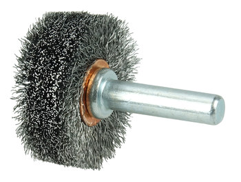 Weiler 17602 Cepillo de rueda - Rizado Acero cerda