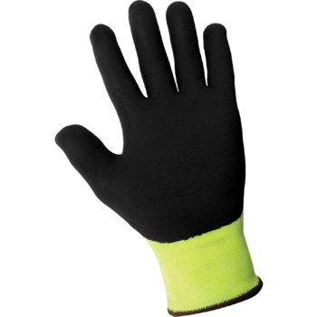 Global Glove Samurai CR18NFT Negro/Lima Grande HDPE Guante resistente a cortes - cr18nft lg