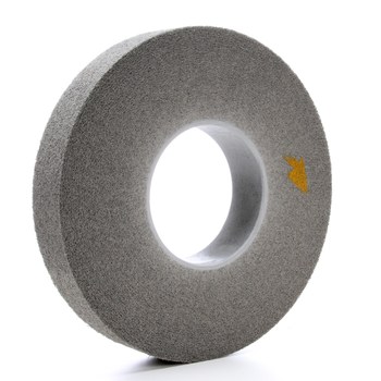 3M Scotch-Brite Convoluto Carburo de silicio Duro Rueda de desbaste - Fina grado - Accesorio Eje - Diámetro 12 pulg. - Agujero Central 5 pulg. - Grosor 2 pulg. - 05139