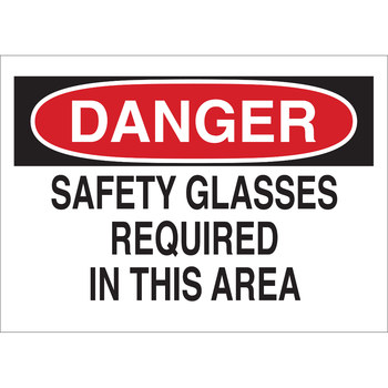 Imágen de Brady B-120 Poliéster reforzado con fibra de vidrio Rectángulo Blanco Inglés Cartel de PPE 70515 (Imagen principal del producto)