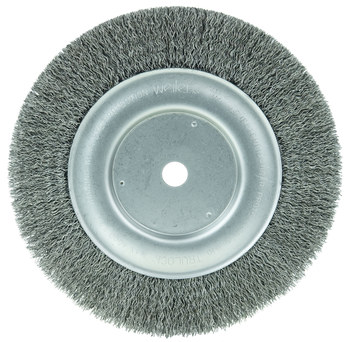 Weiler 01515 Cepillo de rueda - Rizado Acero cerda