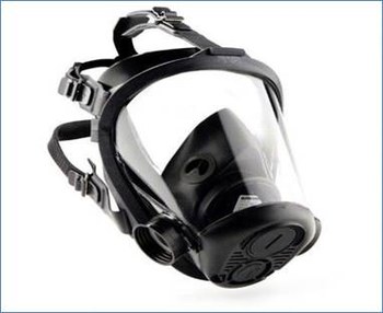 Imágen de Sperian Survivair Opti-Fit CBRN Negro Grande Caucho butílico Máscara completa (Imagen principal del producto)