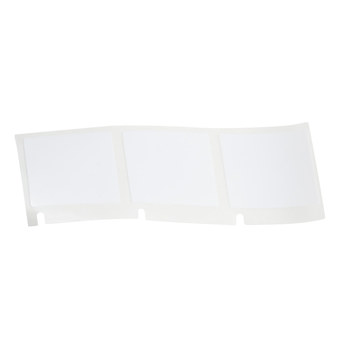 Brady ToughBond M4-49-422 Etiquetas adhesivas multiuso agresivas - 1 pulg. x 1 pulg. - Poliéster - Negro sobre blanco - B-422