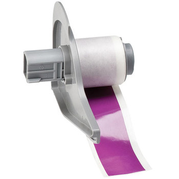 Imágen de Brady Morada Interior/exterior Vinilo Transferencia térmica M71C-1000-595-PL Rollo de etiquetas para impresora de transferencia térmica continua (Imagen principal del producto)