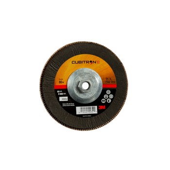 3M Cubitron II Tipo 29 - Óxido de aluminio cerámico - 7 pulg. - 80+ - Mediano - 55652