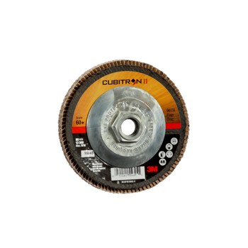 3M Cubitron II Tipo 29 - Óxido de aluminio cerámico - 4 1/2 pulg. - 60+ - Mediano - 55645