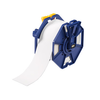 Brady BradyJet JC-2500-2509 Cintas continuas - 2.5 pulg. x 25 pies - Poliéster - Blanco - B-2509