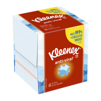 Kleenex 21286 Toallita facial de papel, 2 pliegue