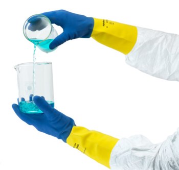 Ansell AlphaTec 87-224 7 Látex de caucho natural, Mezcla de neopreno Látex de caucho natural, Mezcla de neopreno Guantes resistentes a productos químicos - 076490-70310