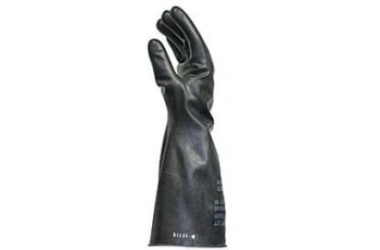 Imágen de North Butyl Series B074GI Negro Grande Butilo No compatible Guantes resistentes a productos químicos (Imagen principal del producto)