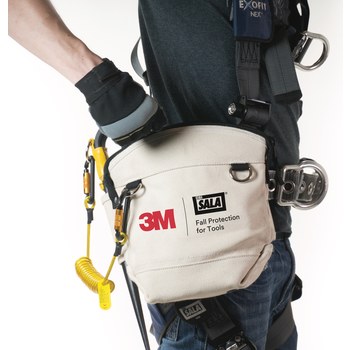 DBI-SALA Fall Protection for Tools Bolsa de herramientas 70007439097 - Lienzo de pato - Blanco - 93511